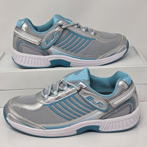 ORTHOFEET 973 Bio Fit Verve 11.5 Turquois Gel Tie-less Orthotic Comfort Sneakers - Picture 1 of 9